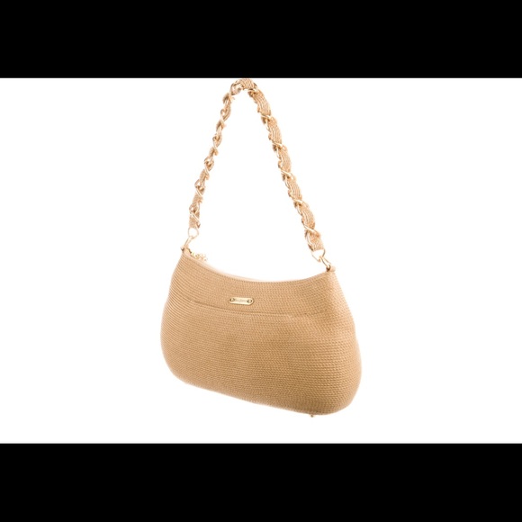 Eric Javits raffia chain link shoulder bag - Picture 3 of 14